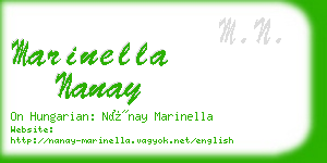 marinella nanay business card